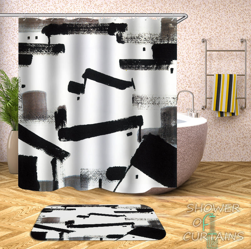 Black And White Shower Curtain blog logo