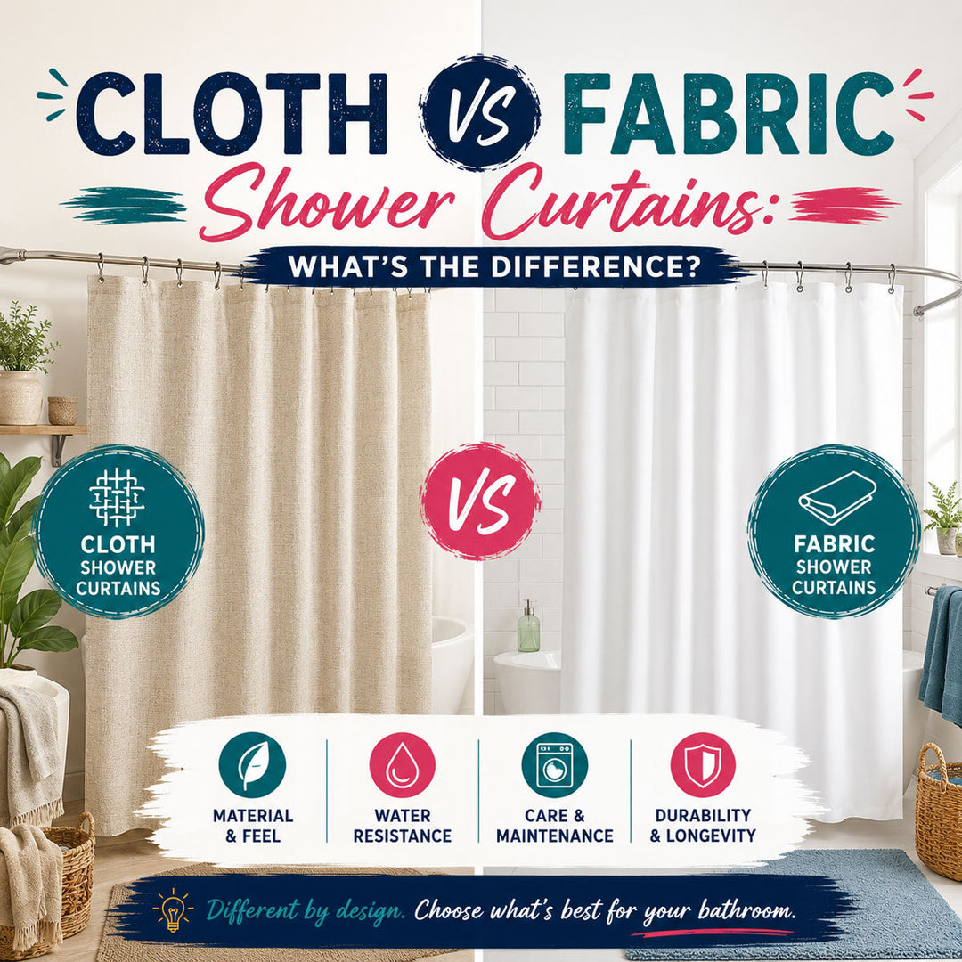 Cloth Shower Curtains and Fabric Shower Curtains