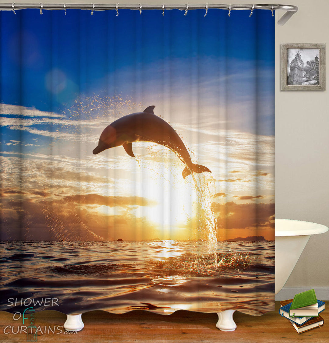 Dolphin Shower Curtain