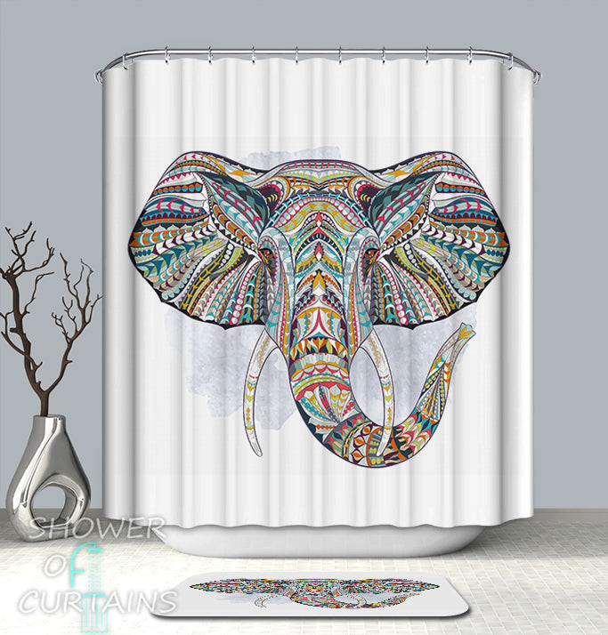 Elephant Shower Curtain