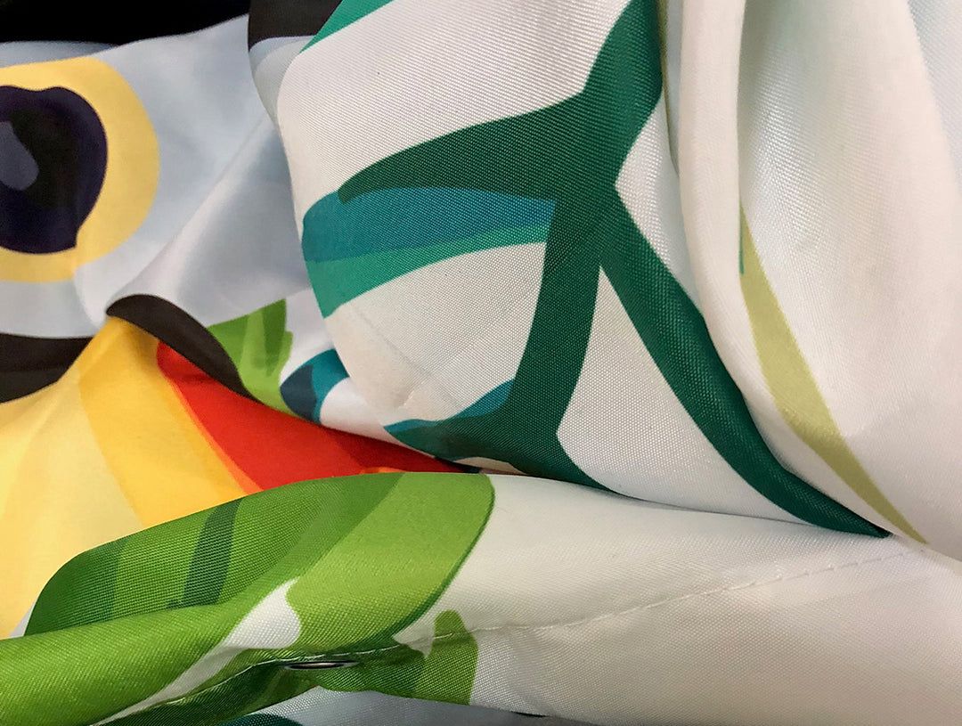 Fabric Shower Curtains Example