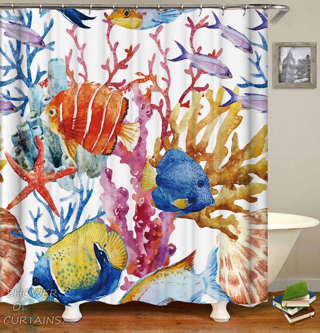 Fish Shower Curtain