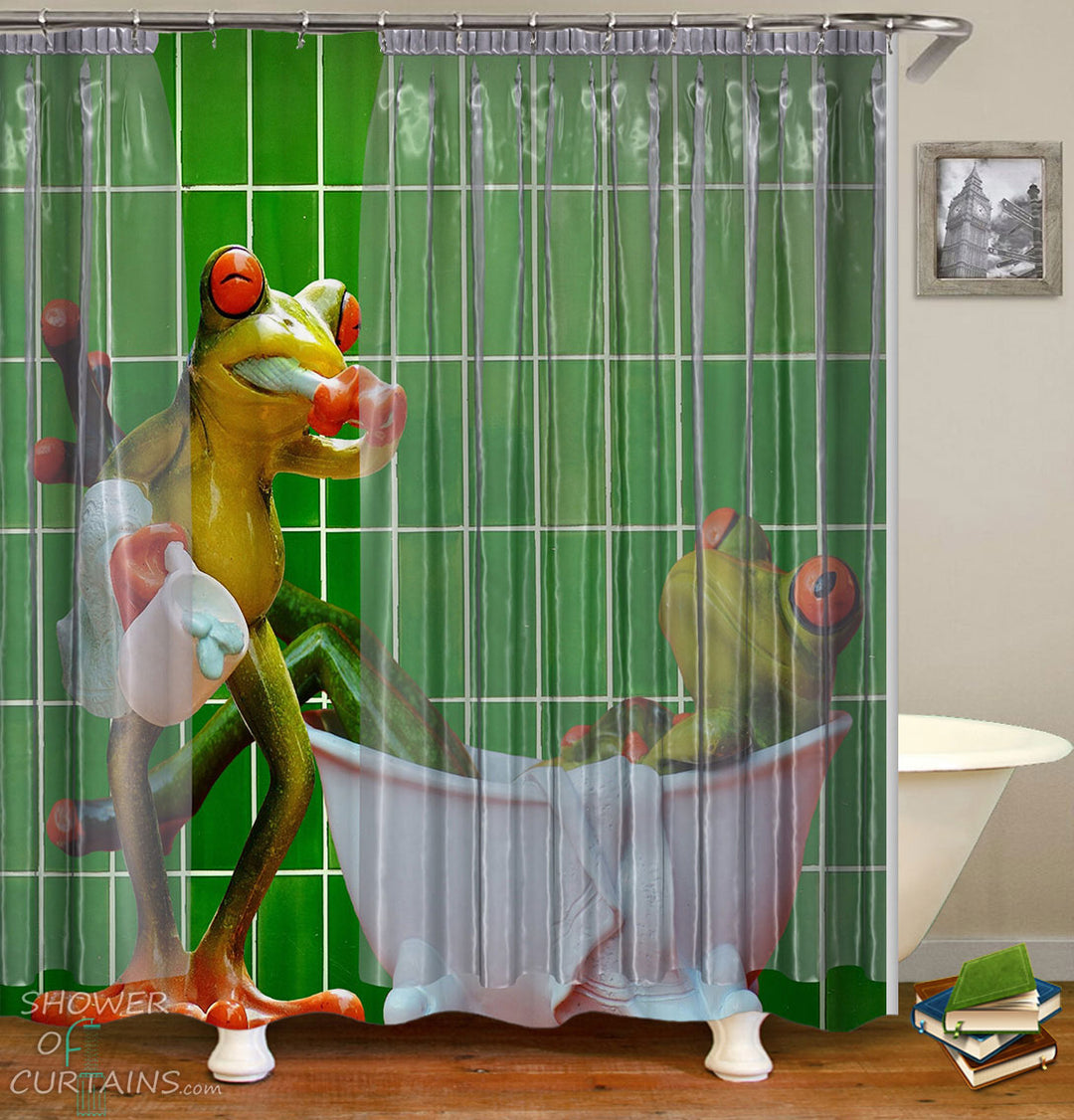 Frog Shower Curtain