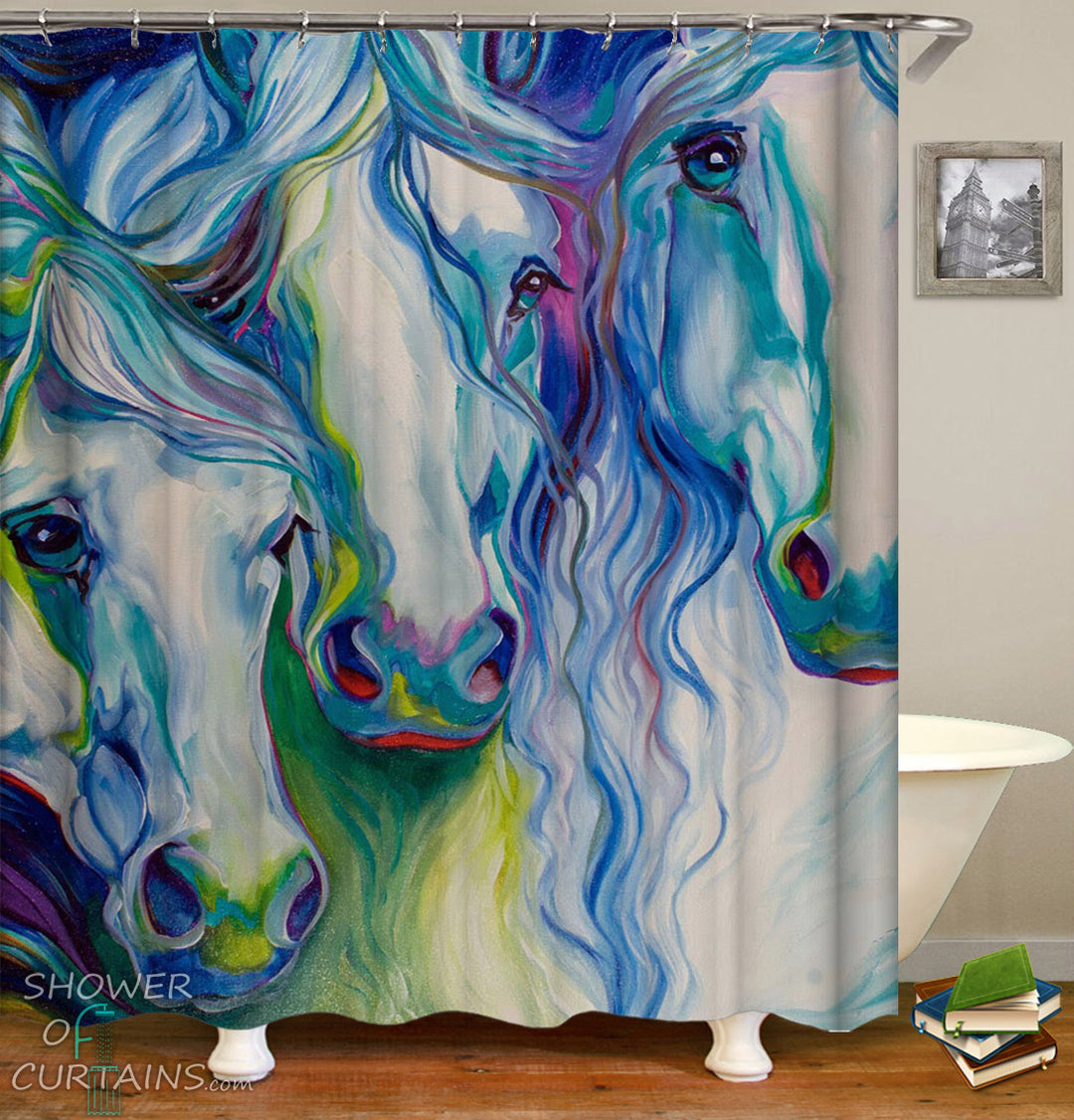 Horse Shower Curtain