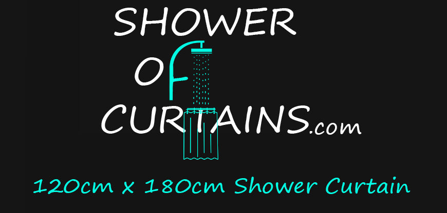 120cm x 180cm Stall Shower Curtain