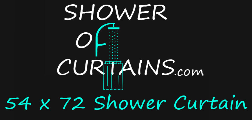 54x72 Shower Stall Curtain