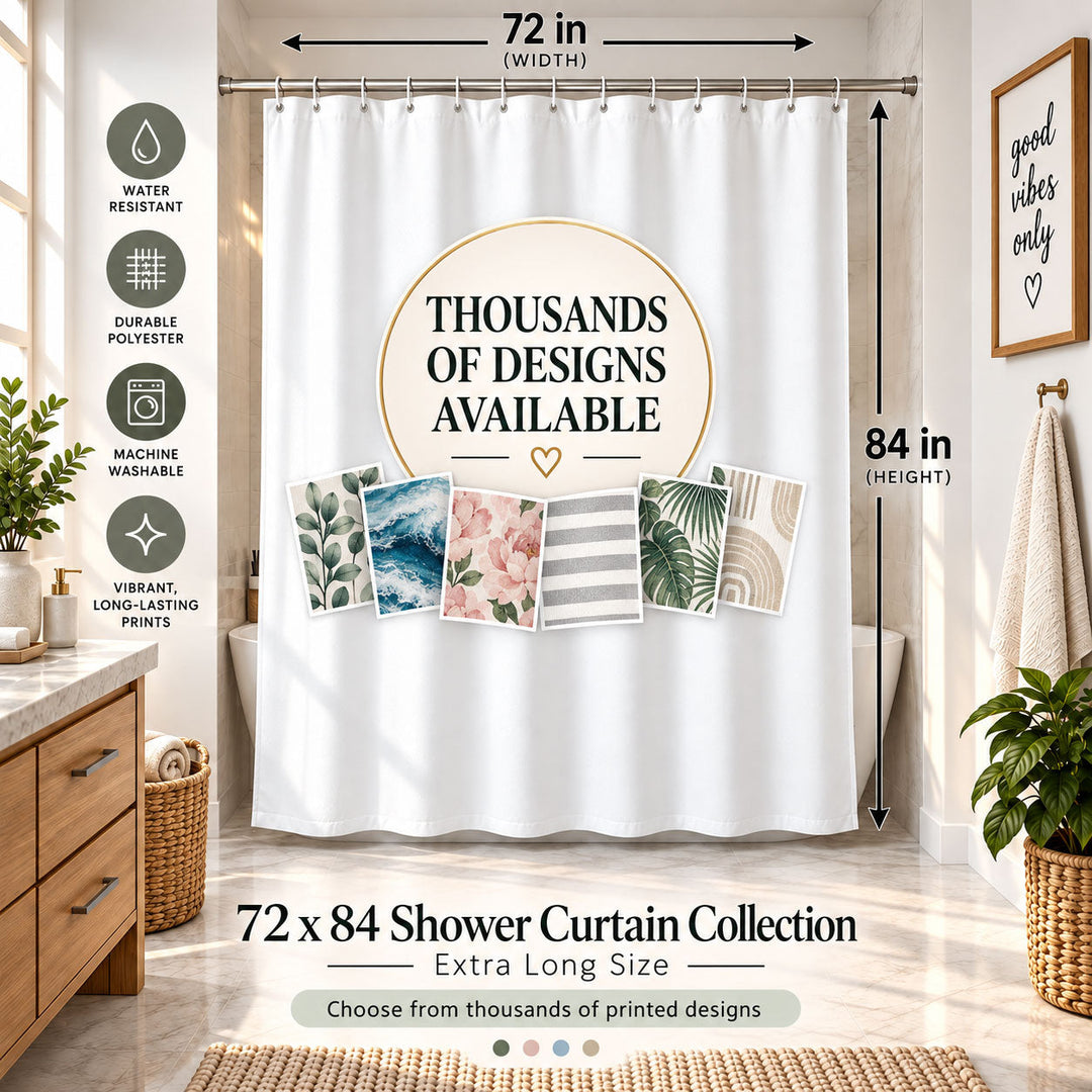 72x84 Shower Curtain