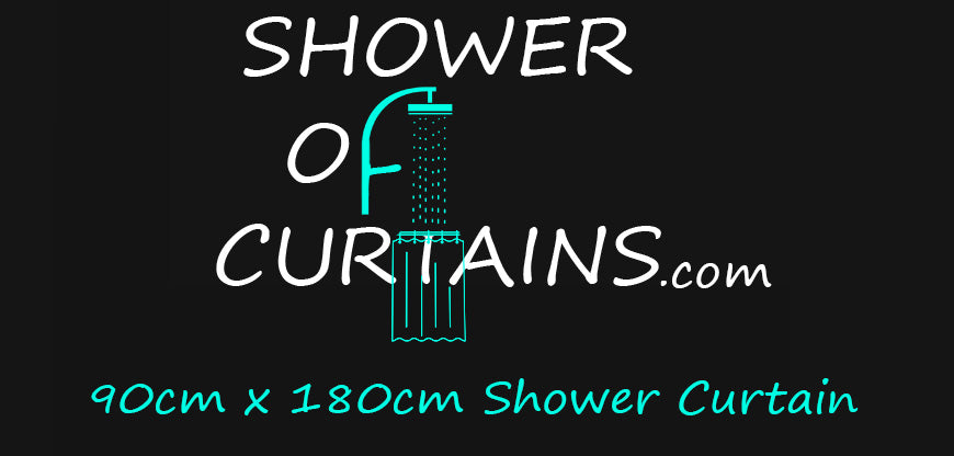 90cm x 180cm Stall Shower Curtain