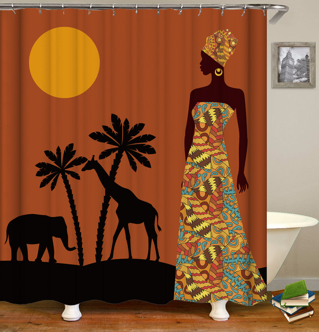 African Shower Curtain Collection Logo