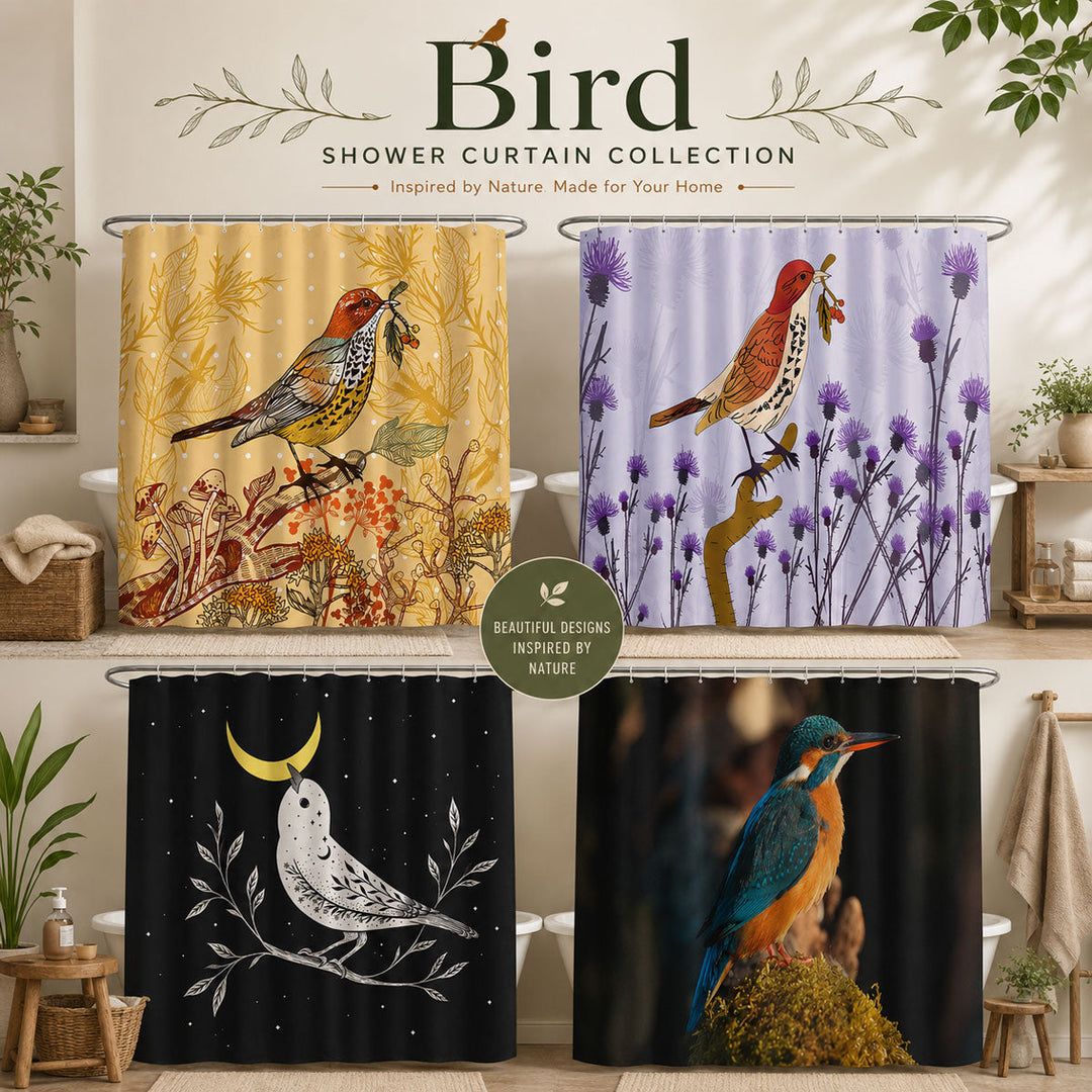 Bird Shower Curtain