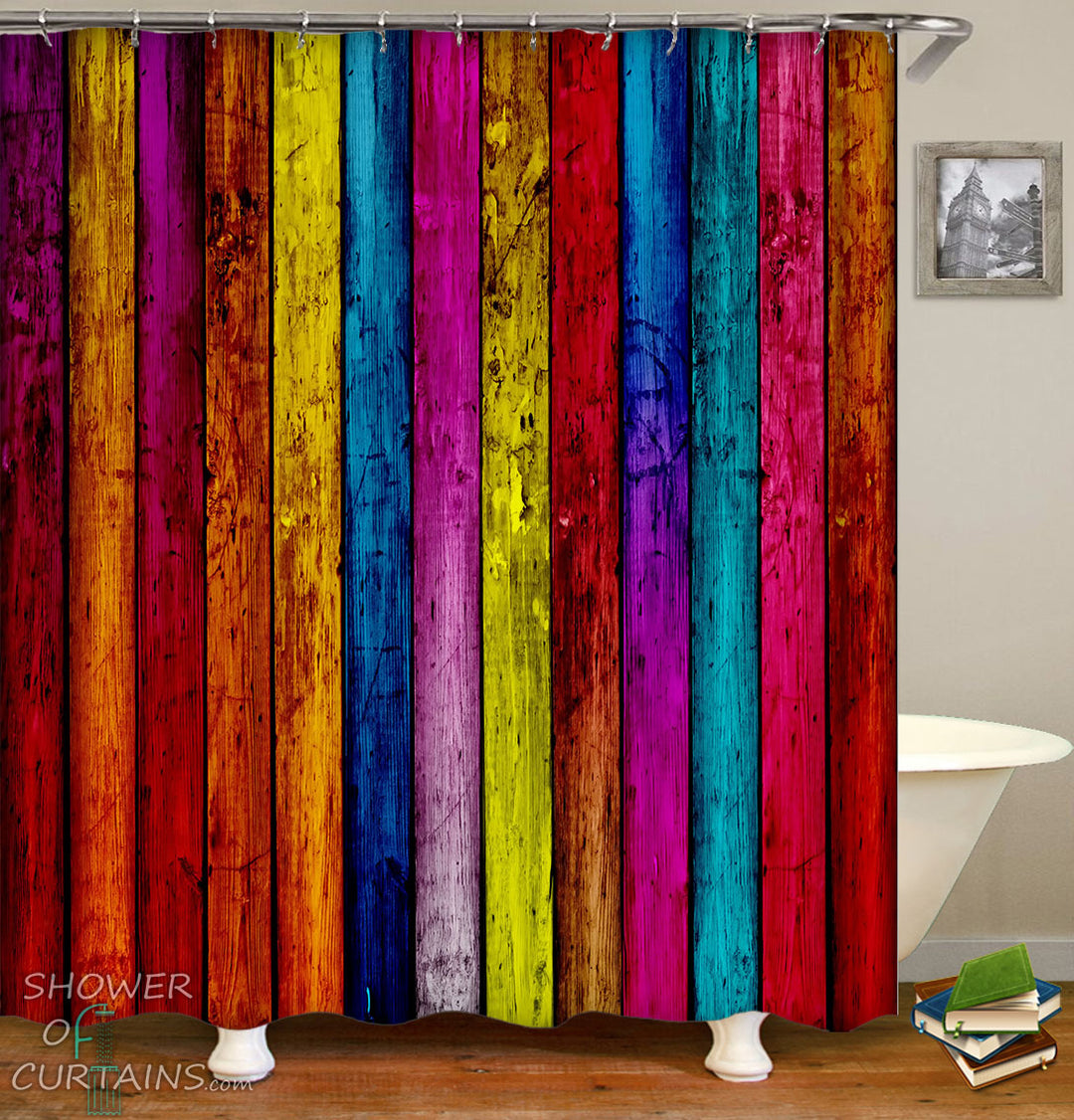 Colorful Shower Curtains Collection