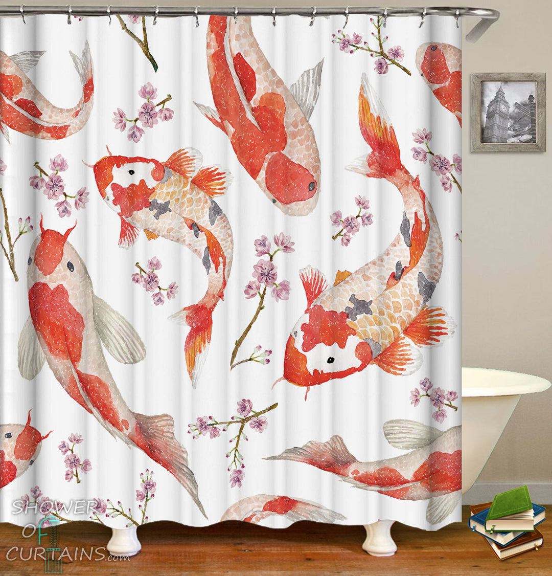 Fish Shower Curtains