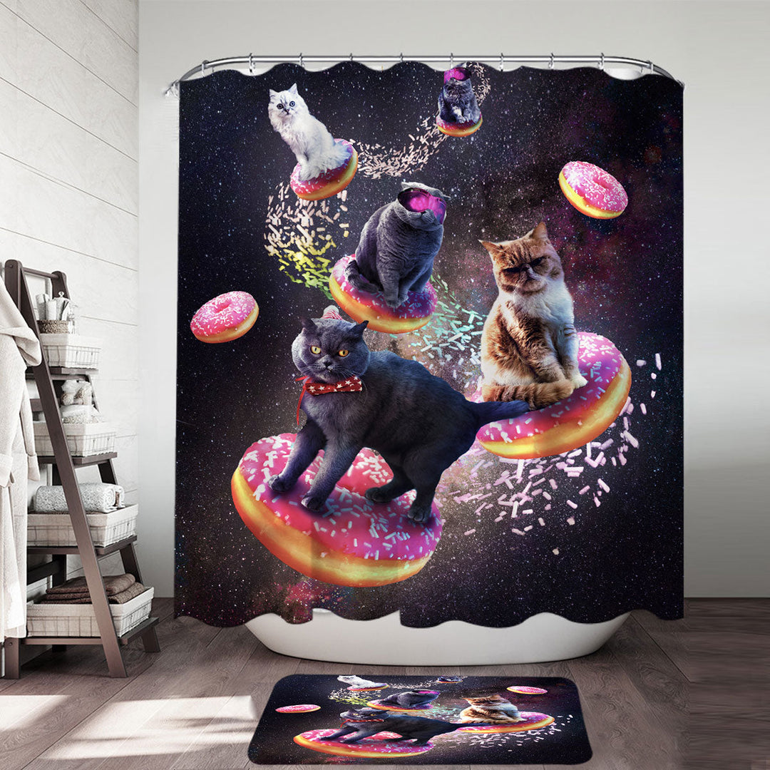 Funny Cat Shower Curtain