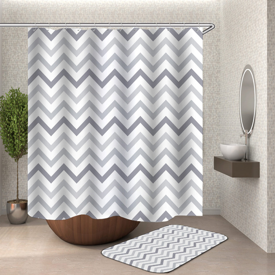 Grey Shower Curtain | Grey Shower Curtain Set