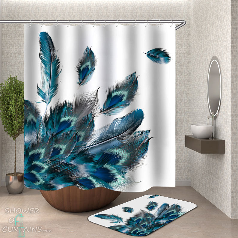 Peacock Shower Curtain