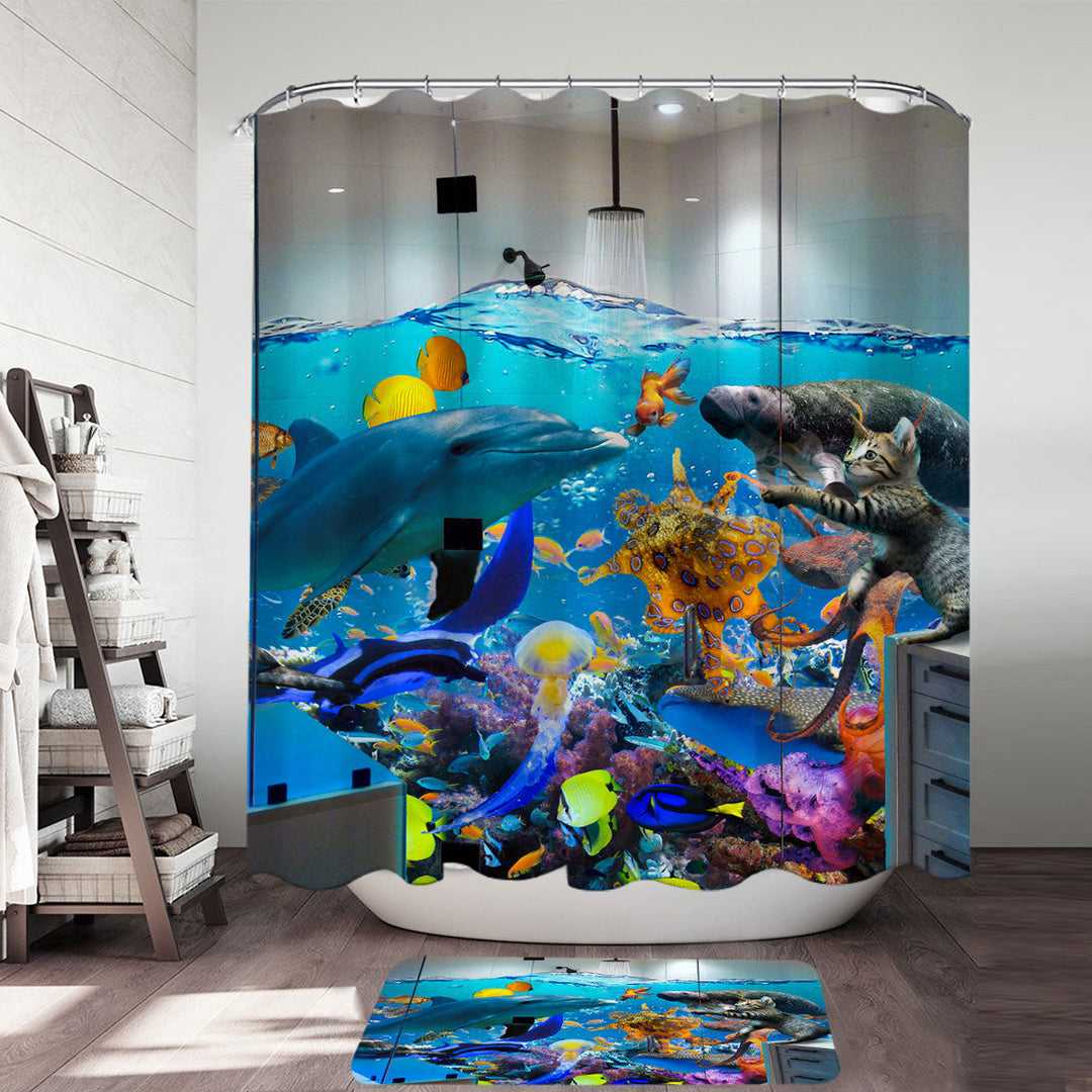 Sea Life Shower Curtain