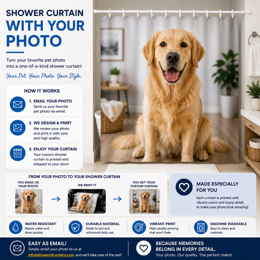 Shower Curtain With Photo
