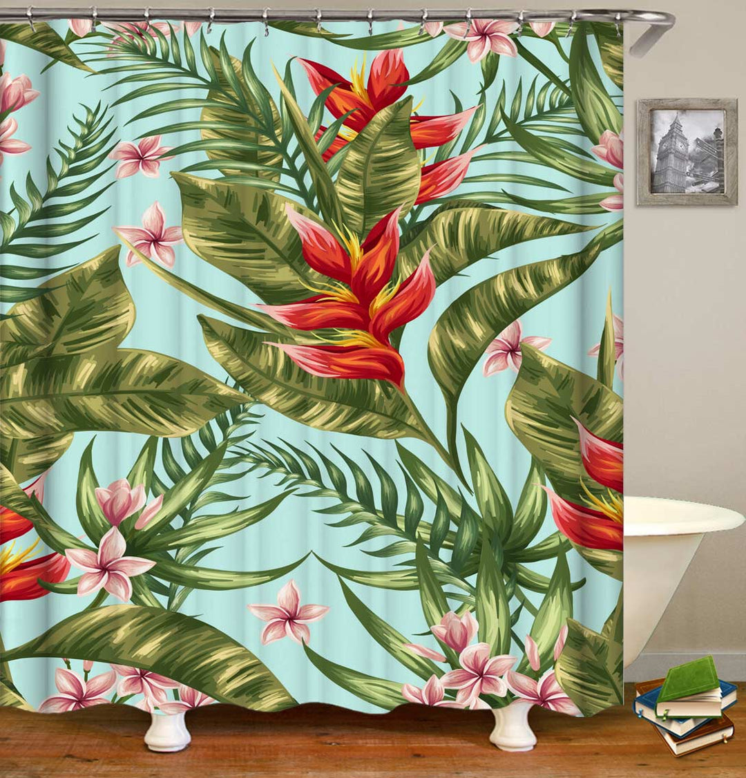 Tropical Shower Curtain and Tropical Shower Curtains Sets