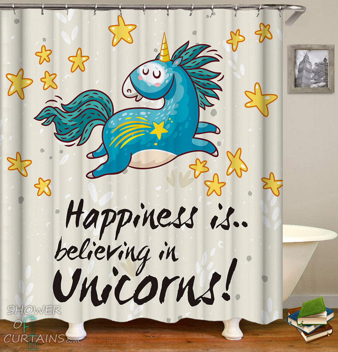 Unicorn Shower Curtains