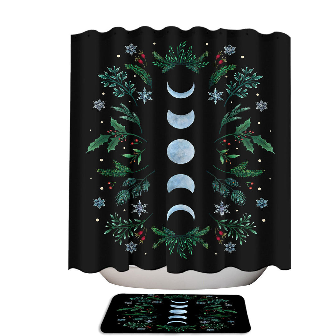 Moonlight Garden Festive Extra Long Shower Curtain