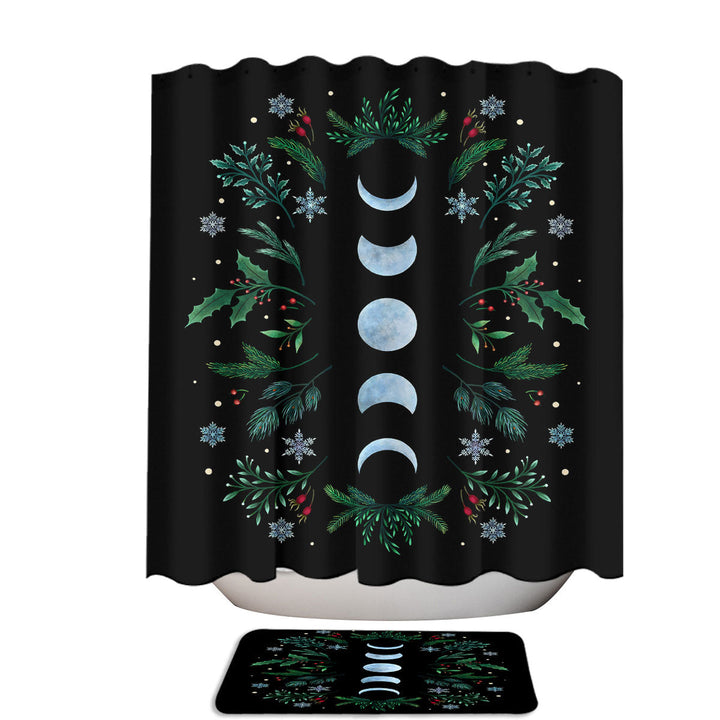 Moonlight Garden Festive Extra Long Shower Curtain