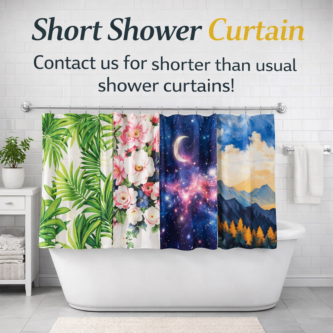 Short Shower Curtain