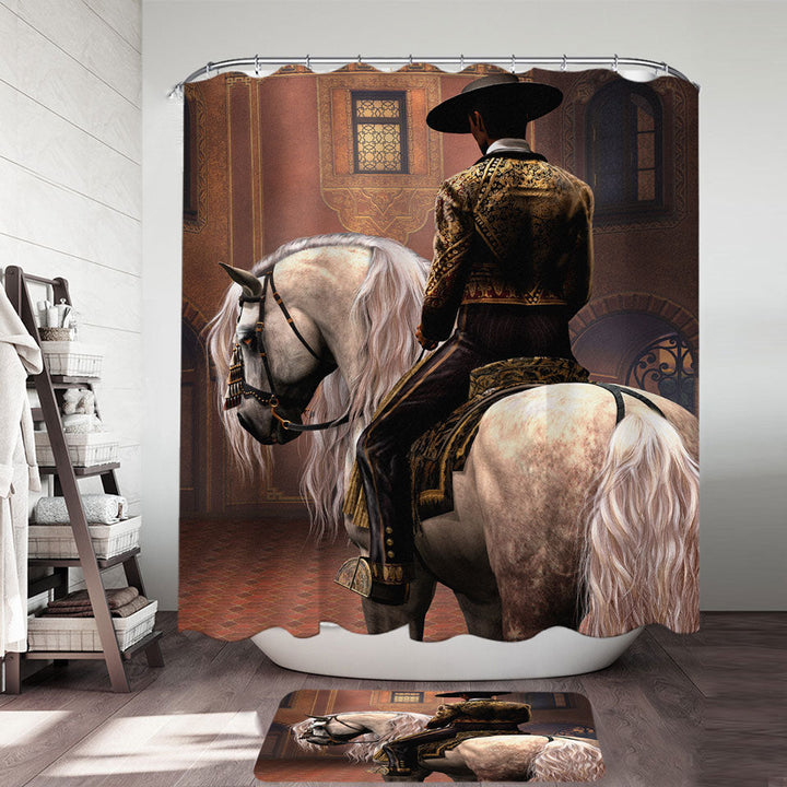 Cool Shower Curtains Vaqueros the Latin Cowboy El Caballero